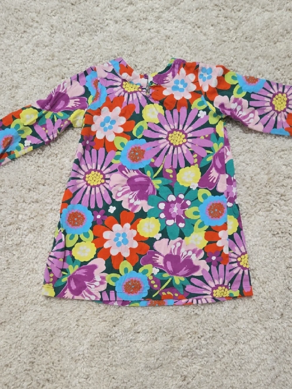 Hanna Andersson Bright Floral Tunic Size 6 Girl's 120